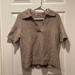 Abercrombie & Fitch Short Sleeve Knit Polo Top